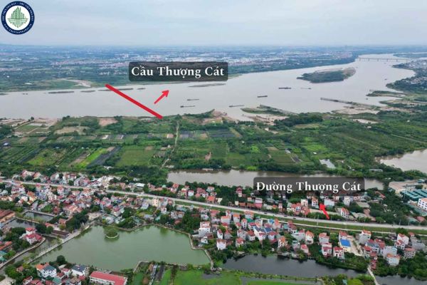 Bản đồ quy hoạch cầu Thượng Cát dự kiến khởi công vào tháng 10/2025