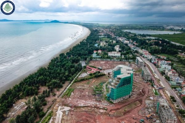 Bản đồ quy hoạch khu A6 khu đô thị du lịch biển tại phường Trà Cổ Bình Ngọc ở Quảng Ninh