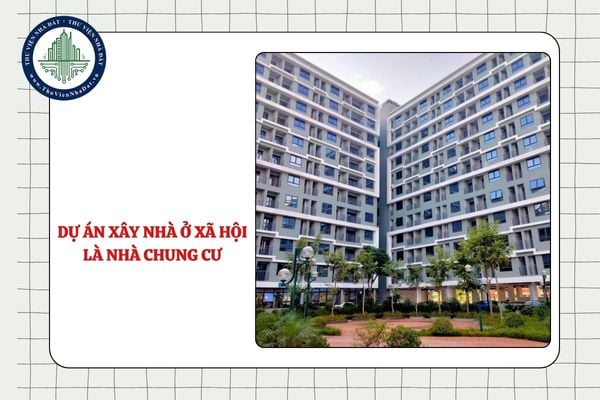 Trong dự án xây nhà ở xã hội là nhà chung cư, có bao nhiêu căn hộ được xây trên 70m2?