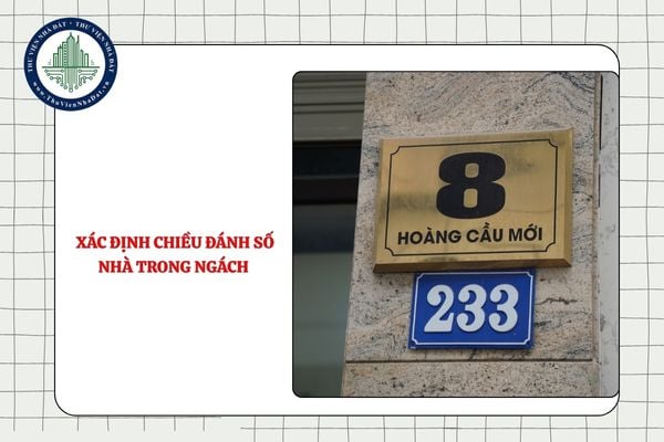 Hướng dẫn xác định chiều đánh số nhà trong ngách năm 2025