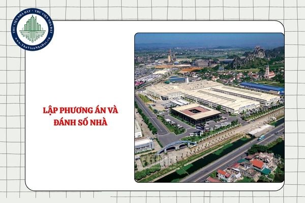 Việc lập phương án và đánh số nhà tại dự án xây dựng nhà ở, khu đô thị được thực hiện thế nào?