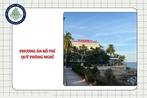 Có mấy phương án bố trí quỹ phòng nghỉ của nhà nghỉ dưỡng trong Công an nhân dân?