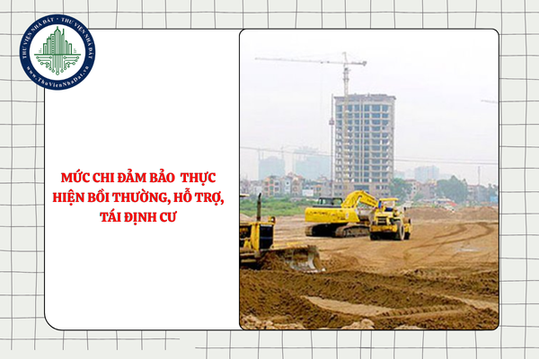 Mức chi đảm bảo cho việc thực hiện bồi thường, hỗ trợ, tái định cư khi Nhà nước thu hồi đất do ai quy định?
