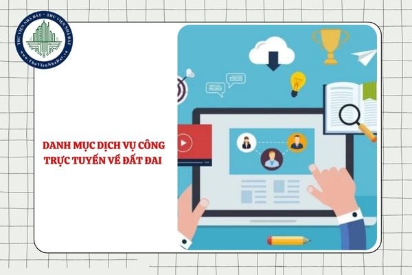 Danh mục dịch vụ công trực tuyến về đất đai có được công bố công khai hay không?