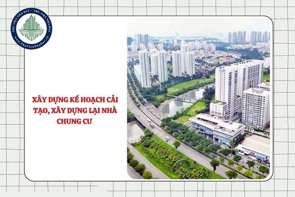 UBND cấp tỉnh xây dựng kế hoạch cải tạo, xây dựng lại nhà chung cư trên cơ sở nào?