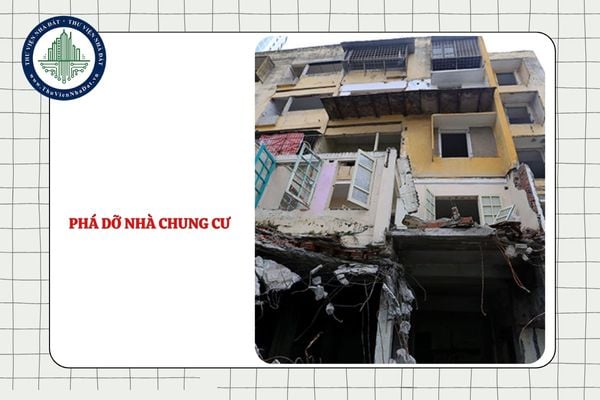 Nhà chung cư bị hư cột, tường có phải phá dỡ hay không?