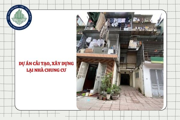 Chủ đầu tư dự án cải tạo, xây dựng lại nhà chung cư do Nhà nước trực tiếp đầu tư xây dựng bằng nguồn vốn đầu tư công có thể là doanh nghiệp không?