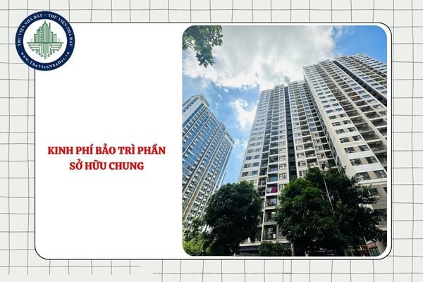 Có được sử dụng kinh phí bảo trì phần sở hữu chung nhà chung cư để bảo trì các công trình như sân chung, vườn hoa, công viên không?