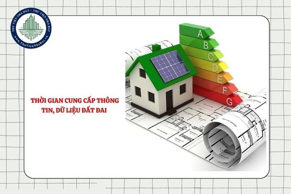 Việc cung cấp thông tin, dữ liệu đất đai có được thực hiện ngay trong ngày hay không?
