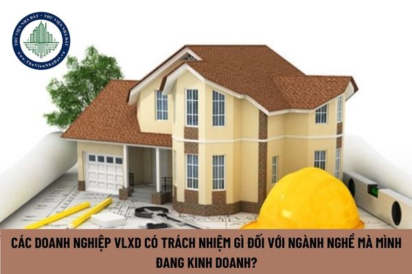 Các doanh nghiệp VLXD có trách nhiệm gì đối với ngành nghề mà mình đang kinh doanh?