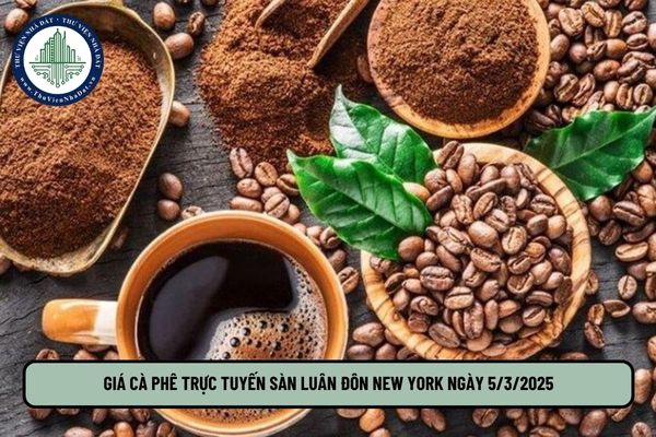 Giá cà phê trực tuyến sàn Luân Đôn New York ngày 5 3 2025