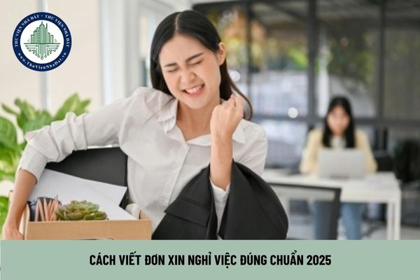 Cách viết đơn xin nghỉ việc đúng chuẩn 2025