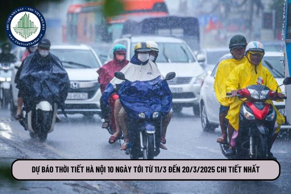 Dự báo thời tiết Hà Nội 10 ngày tới từ 11 3 đến 20 3 2025 chi tiết nhất