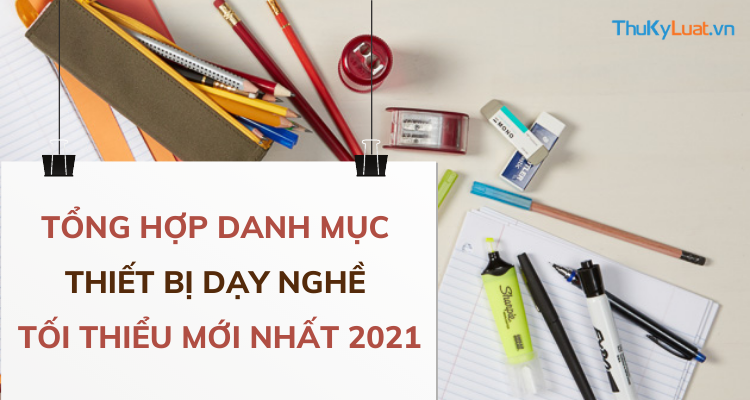 danh mục thiết bị dạy nghề tối thiểu