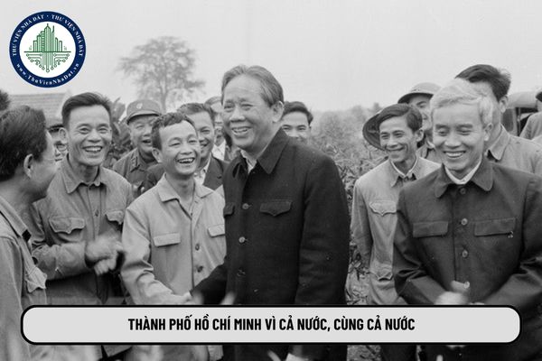 Thành phố Hồ Chí Minh vì cả nước, cùng cả nước được cố Tổng Bí thư Lê Duẩn khẳng định tại Đại hội nào?