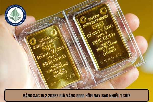 Vàng SJC 15 2 2025? Giá vàng 9999 hôm nay bao nhiêu 1 chỉ? (Hình từ Internet)