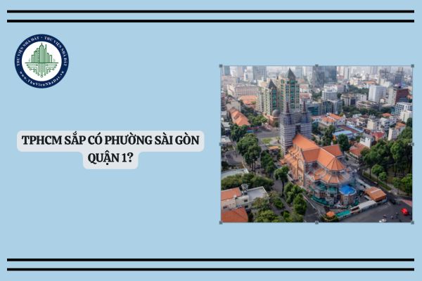 TPHCM sắp có phường Sài Gòn quận 1? Đề xuất phương án sắp xếp Quận 1 TPHCM