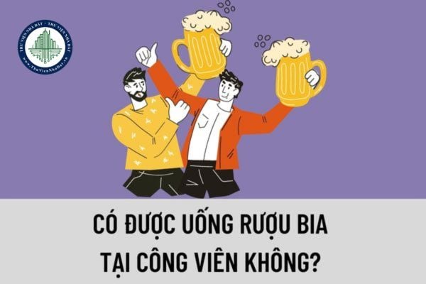 Có được uống rượu bia tại công viên không? Uống rượu bia sai nơi quy định bị phạt bao nhiêu tiền?