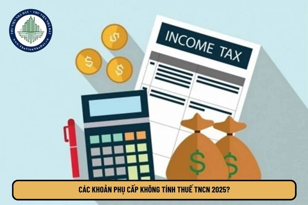 Các khoản phụ cấp không tính thuế TNCN 2025?