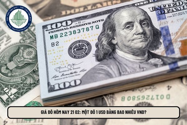 Giá đô hôm nay 21 02: Một đô 1 USD bằng bao nhiêu VND?