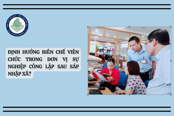 Định hướng biên chế viên chức trong đơn vị sự nghiệp công lập sau sáp nhập xã?