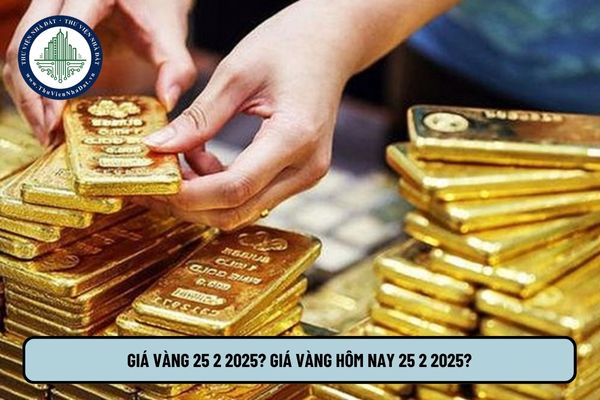 Giá vàng 25 2 2025? Giá vàng hôm nay 25 2 2025? Cập nhật giá vàng hôm nay?