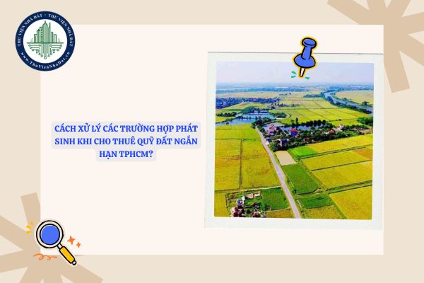 Cách xử lý các trường hợp phát sinh khi cho thuê quỹ đất ngắn hạn TPHCM?