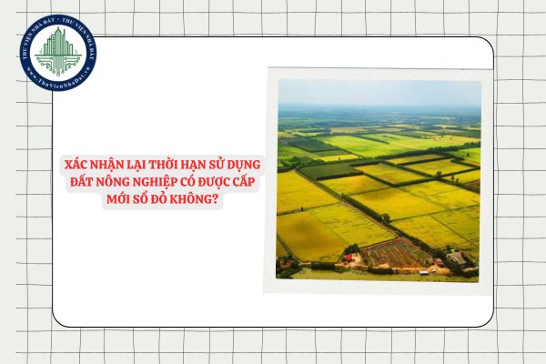 Xác nhận lại thời hạn sử dụng đất nông nghiệp có được cấp mới Sổ đỏ không?