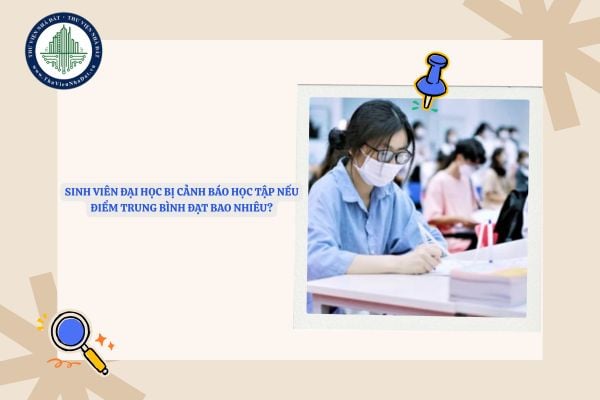 Sinh viên đại học bị cảnh báo học tập nếu điểm trung bình đạt bao nhiêu?