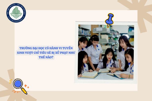 Trường đại học có hành vi tuyển sinh vượt chỉ tiêu sẽ bị xử phạt như thế nào?