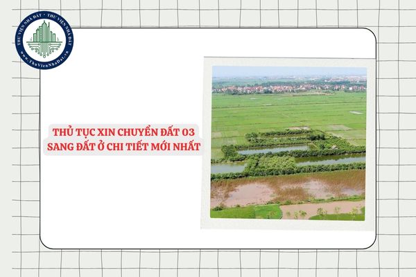 Thủ tục xin chuyển đất 03 sang đất ở chi tiết mới nhất