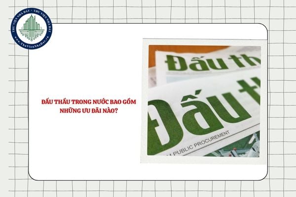 Đấu thầu trong nước bao gồm những ưu đãi nào?