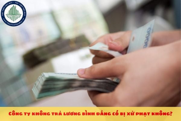 Công ty không trả lương bình đẳng có bị xử phạt không?