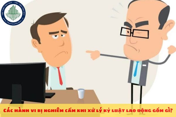 Các hành vi bị nghiêm cấm khi xử lý kỷ luật lao động gồm gì?