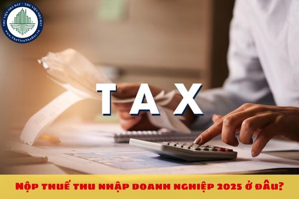 Nộp thuế thu nhập doanh nghiệp 2025 ở đâu?