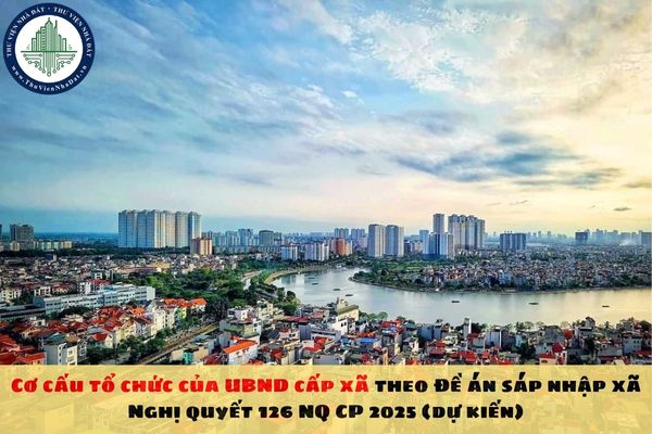 Cơ cấu tổ chức của UBND cấp xã theo Đề án sáp nhập xã Nghị quyết 126 NQ CP 2025 (dự kiến)