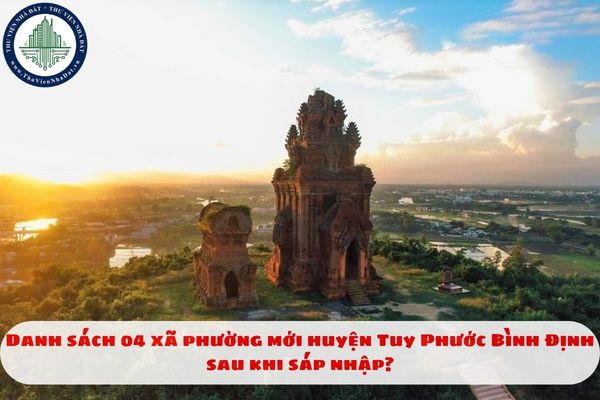 Danh sách 04 xã phường mới huyện Tuy Phước Bình Định sau khi sáp nhập?