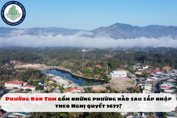 Phường Kon Tum gồm những phường nào sau sáp nhập theo Nghị quyết 1677?