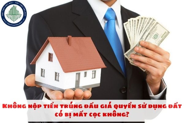 10. Không nộp tiền trúng đấu giá quyền sử dụng đất có bị mất cọc không?