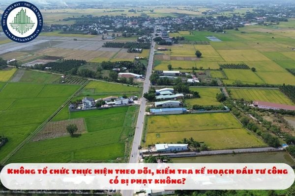 Không tổ chức thực hiện theo dõi, kiểm tra kế hoạch đầu tư công có bị phạt không?