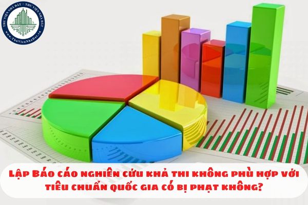 Lập Báo cáo nghiên cứu khả thi không phù hợp với tiêu chuẩn quốc gia có bị phạt không?