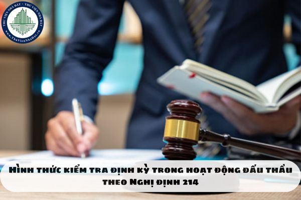 Hình thức kiểm tra định kỳ trong hoạt động đấu thầu theo Nghị định 214