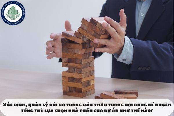 Xác định, quản lý rủi ro trong đấu thầu trong nội dung kế hoạch tổng thể lựa chọn nhà thầu cho dự án như thế nào?