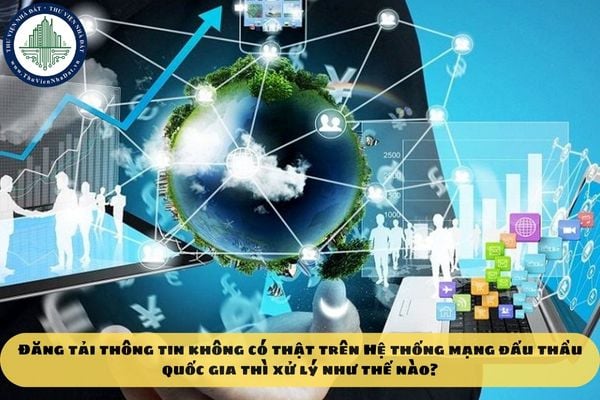 Đăng tải thông tin không có thật trên Hệ thống mạng đấu thầu quốc gia thì xử lý như thế nào?