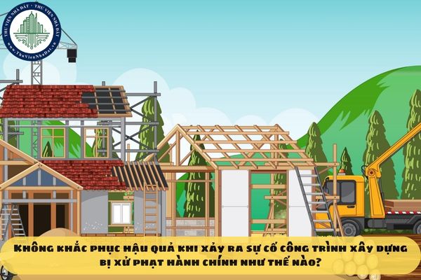 Không khắc phục hậu quả khi xảy ra sự cố công trình xây dựng bị xử phạt hành chính như thế nào?