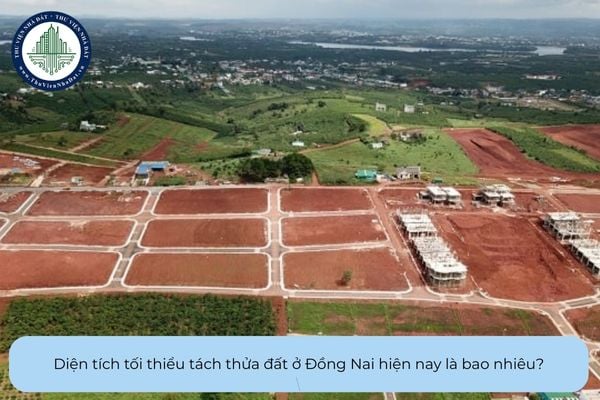 Diện tích tối thiểu tách thửa đất ở Đồng Nai hiện nay là bao nhiêu?