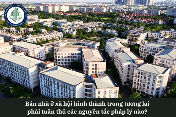 Bán nhà ở xã hội hình thành trong tương lai phải tuân thủ các nguyên tắc pháp lý nào theo quy định Luật Nhà ở 2023? 
