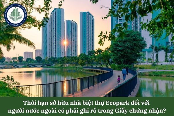 Sở hữu nhà biệt thự Ecopark