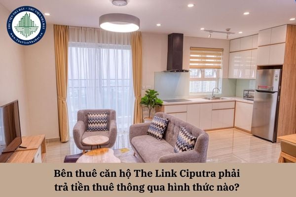 Bên thuê căn hộ The Link Ciputra phải trả tiền thuê thông qua hình thức nào? 