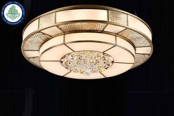 Nên sử dụng đèn ốp trần hay đèn âm trần cho phòng khách?